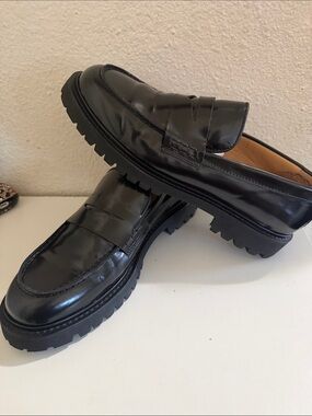 Thursday Boot Company Black Patent Leather Mules
